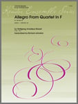 Allegro from Quartet in F Clarinet Quartet Mixed cover Thumbnail